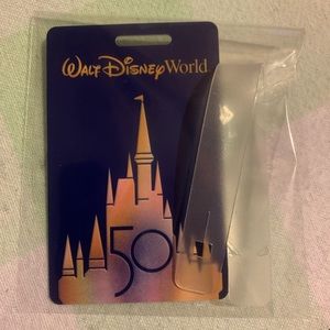 Disney world 50th anniversary luggage tag